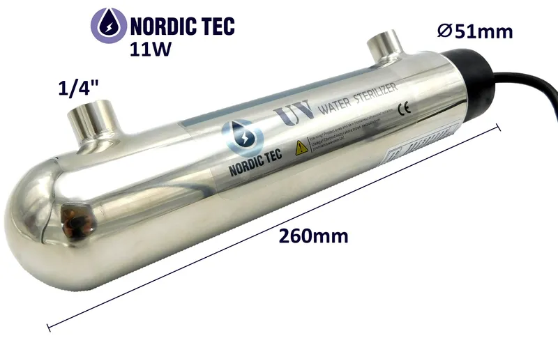 Lampa UV do wody Nordic Tec Philips o mocy 11W