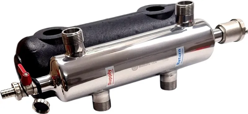 Sprzęgło hydrauliczne 2 obiegi 4 x 1" - z izolacją