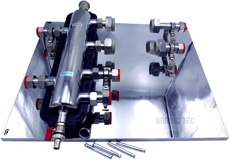 SPRZĘGŁO HYDRAULICZNE 6x 1" na płycie