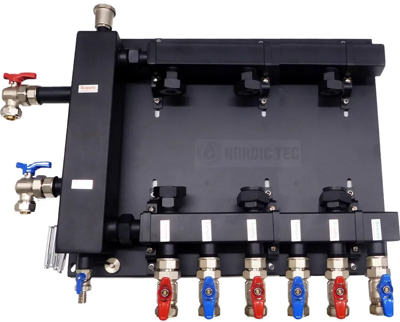 Sprzęgło hydrauliczne CO z kolektorem rozdzielaczem - 3 sekcje + złączki