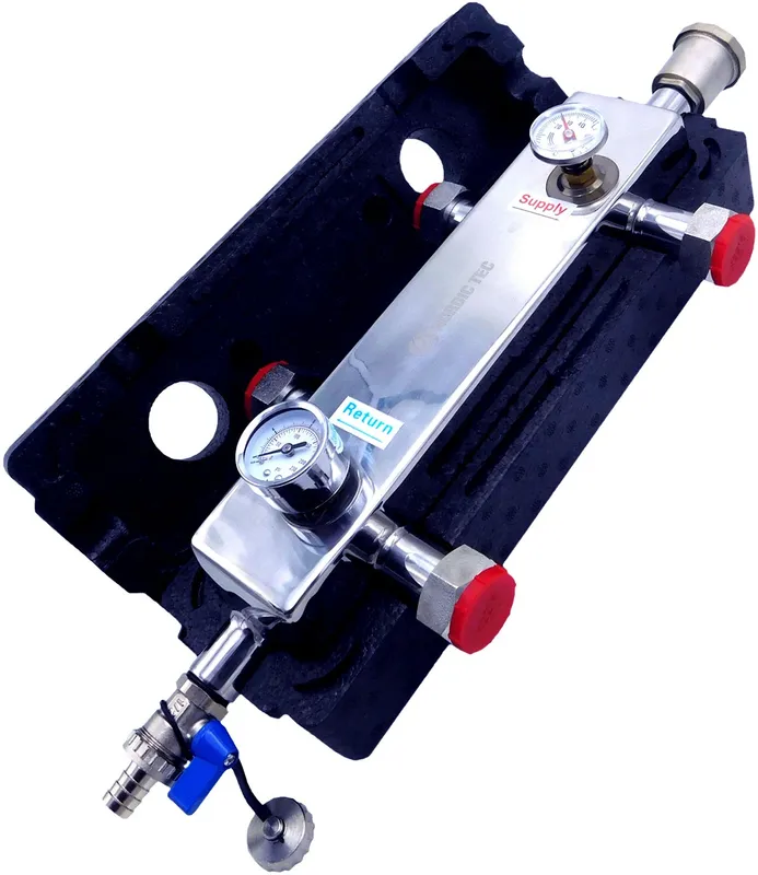 Sprzęgło hydrauliczne + manometr / termometr